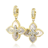 Venetian Flower Drop Earrings - Leila Jewels