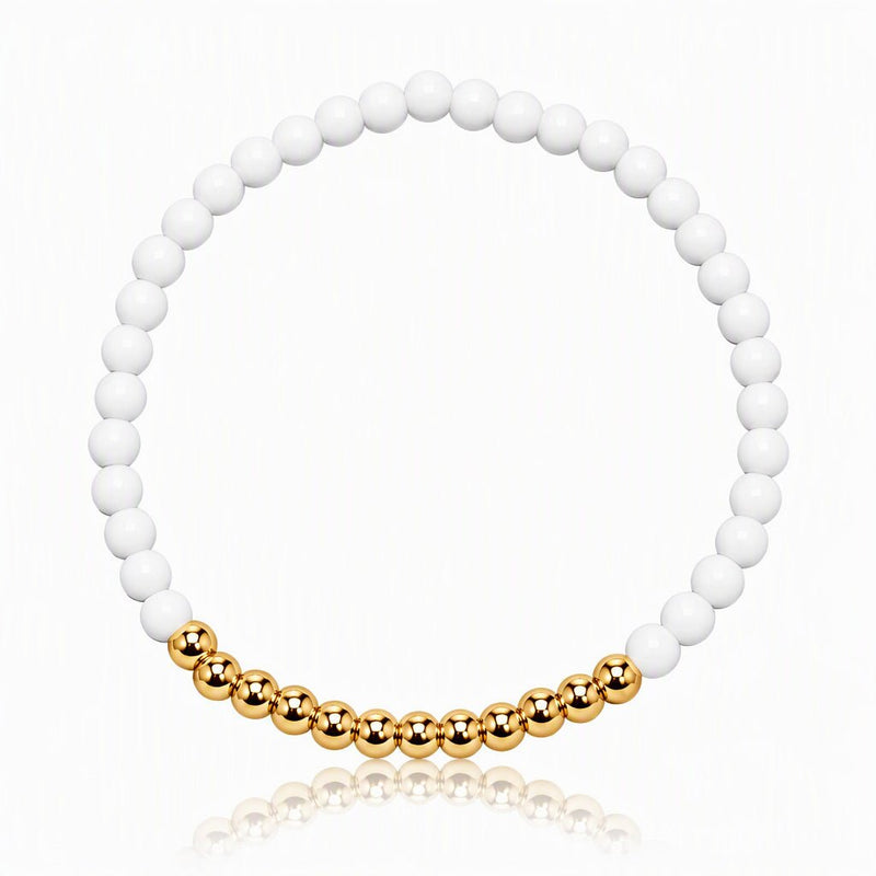Stretchy Bead Bracelet - Leila Jewels