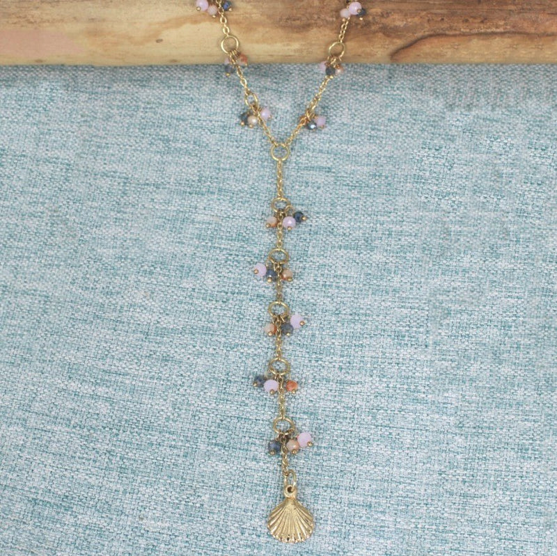 Ocean Drops Y Necklace - Leila Jewels