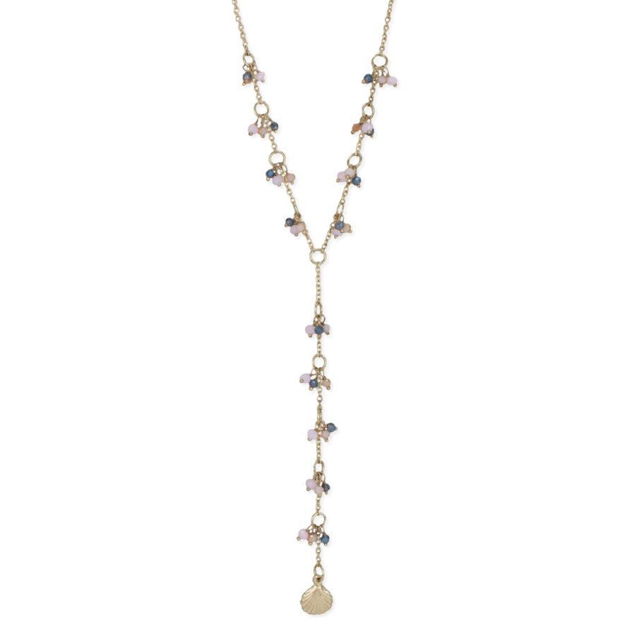 Ocean Drops Y Necklace - Leila Jewels