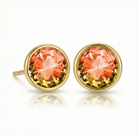 Halo Crystal Studs - Leila Jewels