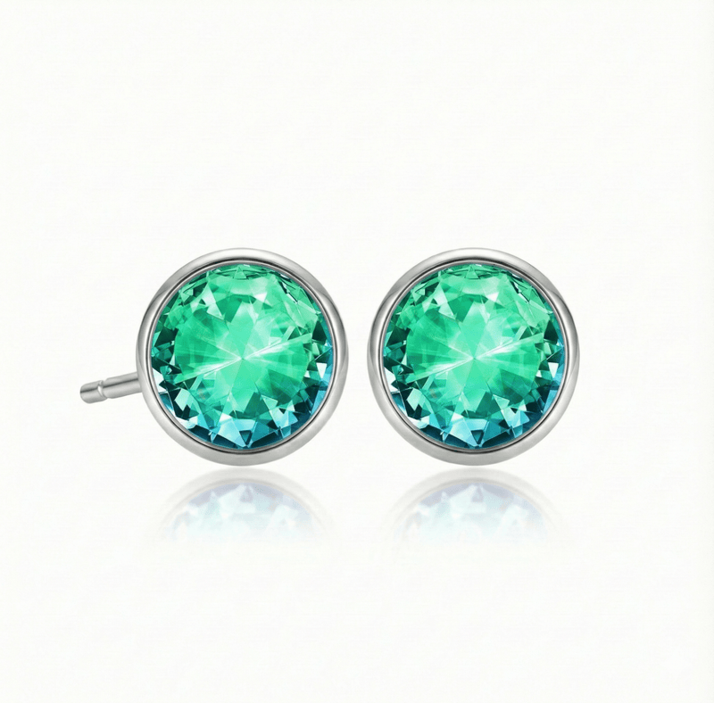 Halo Crystal Studs - Leila Jewels