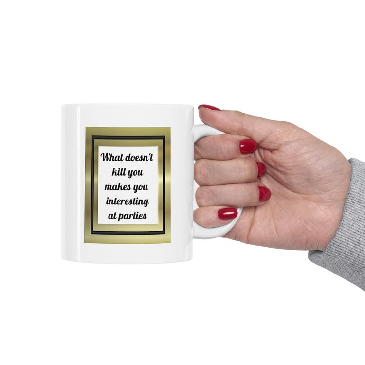 Coffee Mug - Interesting at Parties - Leila Jewels