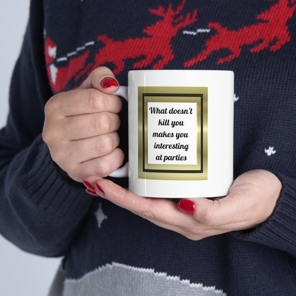 Coffee Mug - Interesting at Parties - Leila Jewels