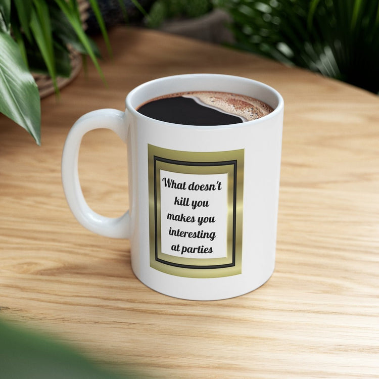 Coffee Mug - Interesting at Parties - Leila Jewels