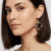 Crystal Clover Earrings - Leila Jewels