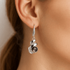 Abalone Ribbon Earrings - Leila Jewels
