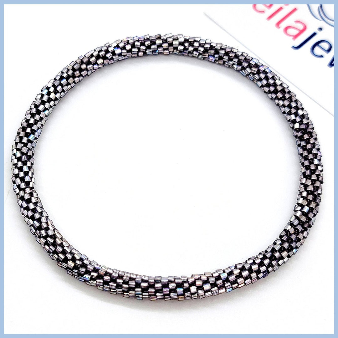 Mini Seed Bead Roll - On Bracelet - Leila Jewels