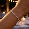 Skinny Pavé Bangle - Leila Jewels