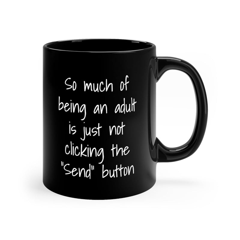 Black Coffee Mug - Adult - Leila Jewels
