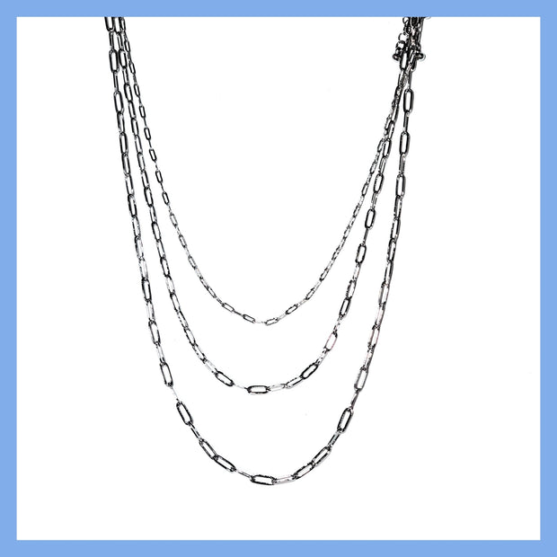 3 Chain Necklace Set - Leila Jewels