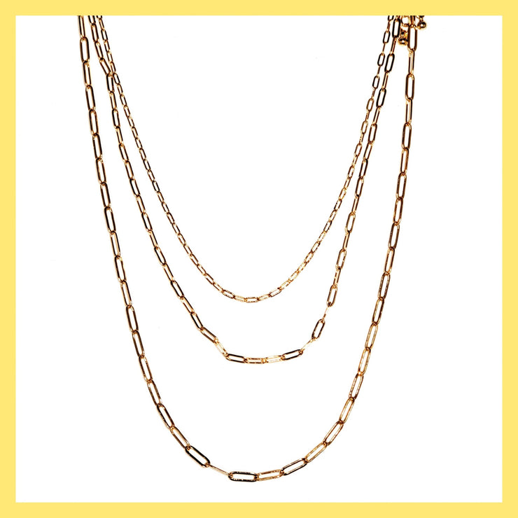 3 Chain Necklace Set - Leila Jewels