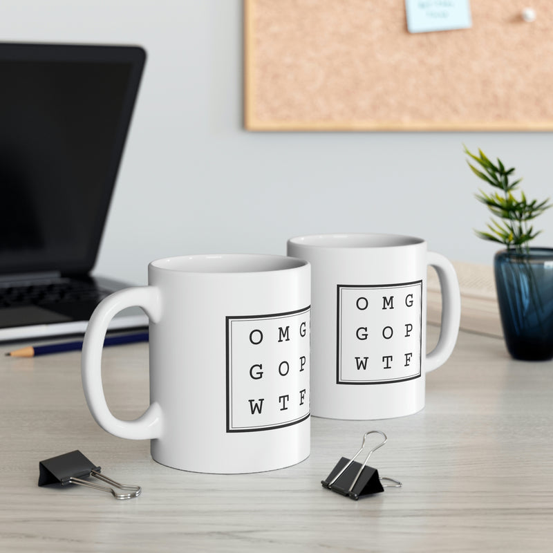 OMG GOP Ceramic Mug 11oz