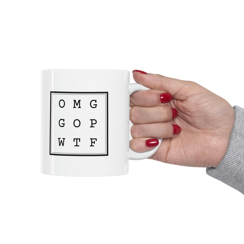 OMG GOP Ceramic Mug 11oz