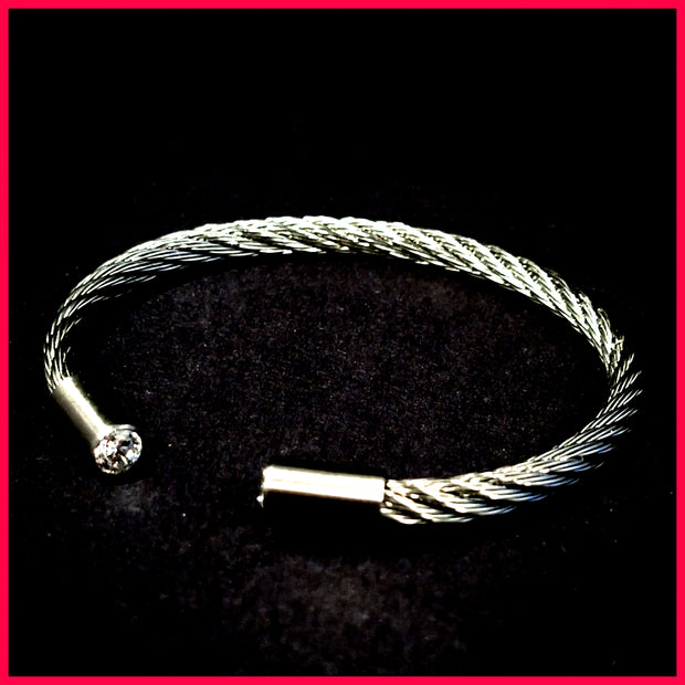 Cable Bangle by B. Tiff New York