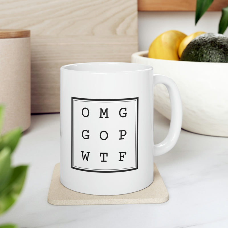 OMG GOP Ceramic Mug 11oz