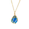 apatite striped pendant necklace