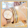 Matte Half Eternity Bracelet - Leila Jewels