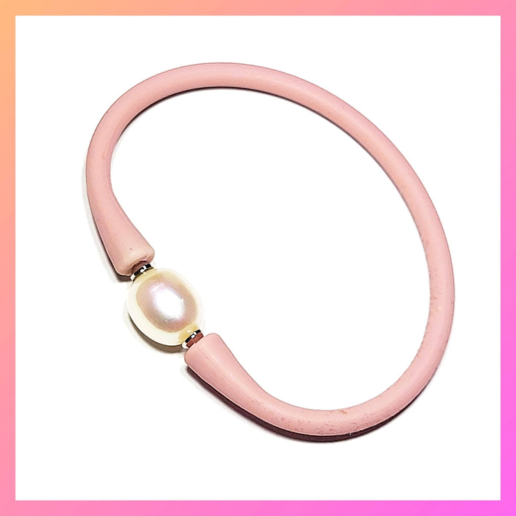 baroque pearl bracelet pink freshwater