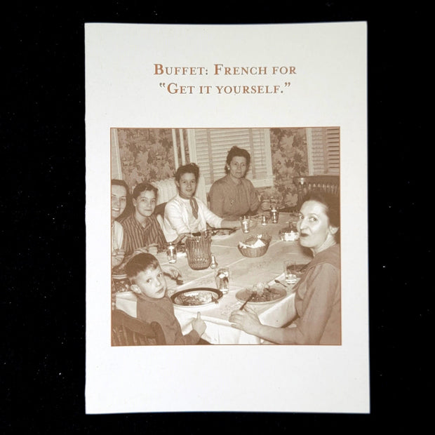 buffet greeting card