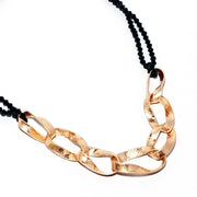 copper loops necklace