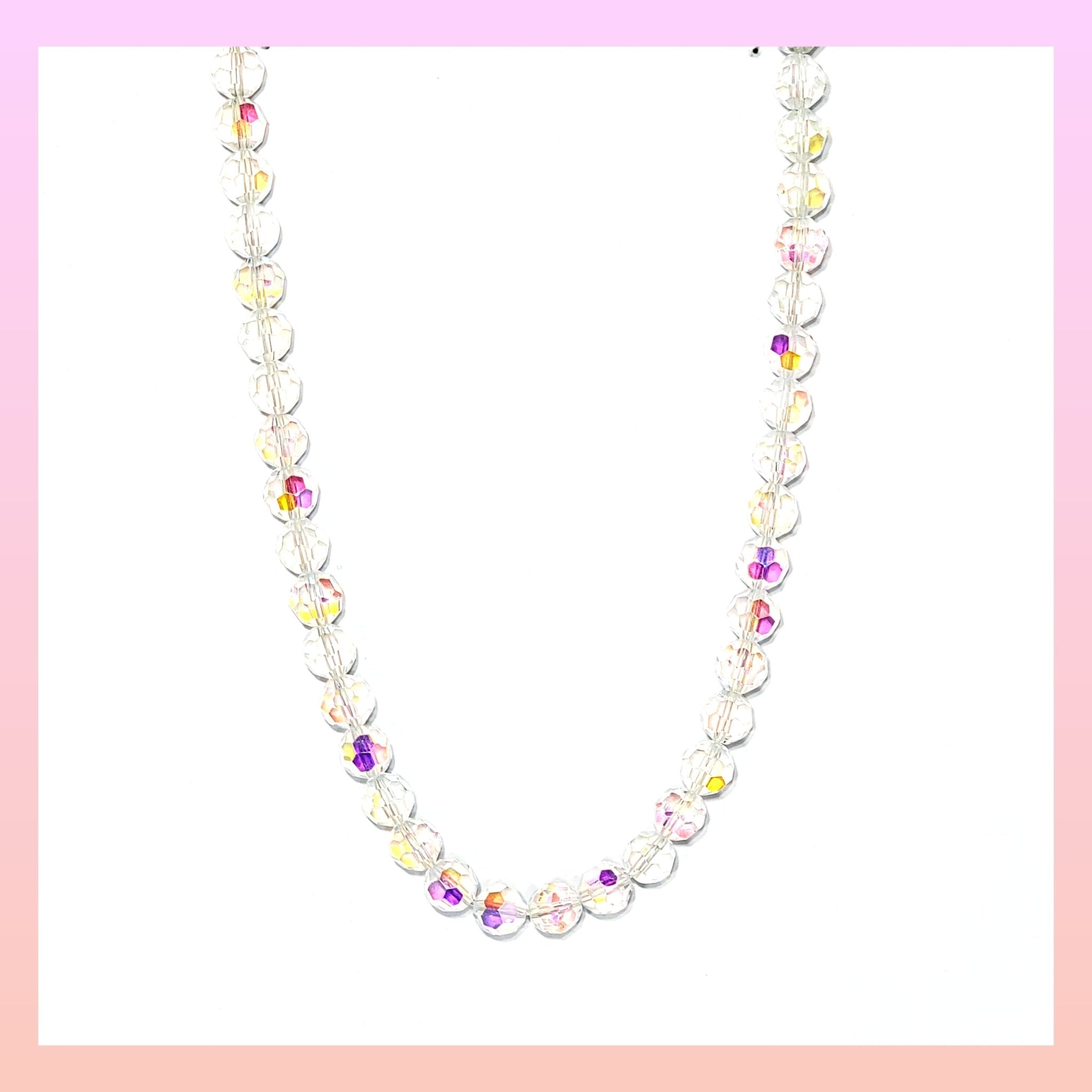 Crystal Bead Necklace - Leila Jewels