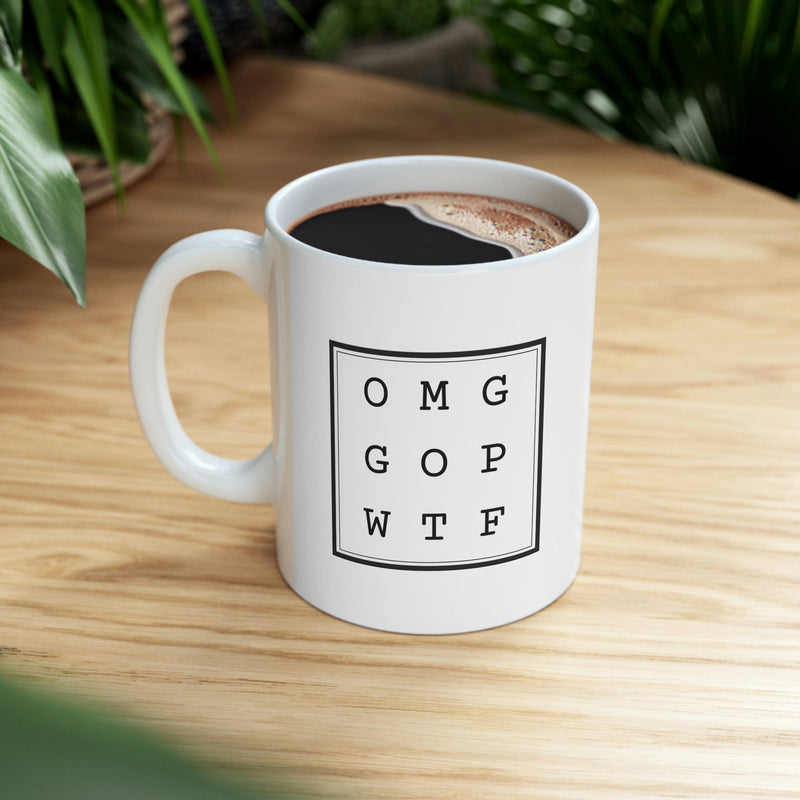 OMG GOP Ceramic Mug 11oz