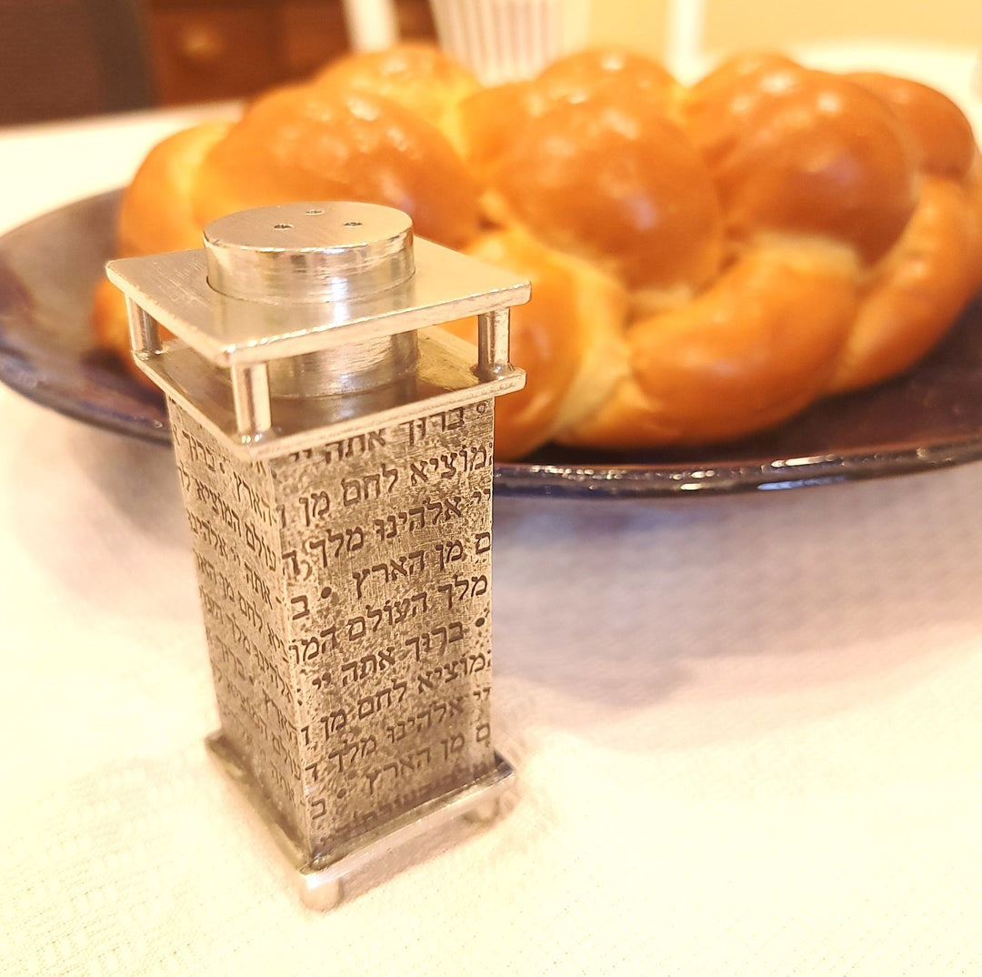 engraved salt shaker by joy stember
