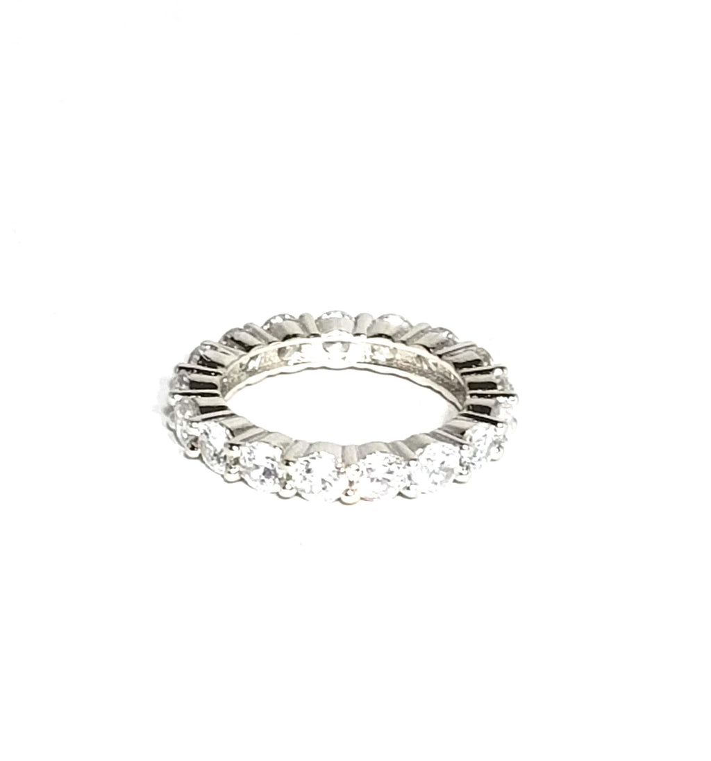 eternity ring silver