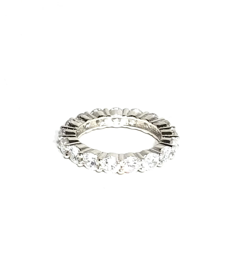 eternity ring silver