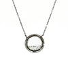 floating crystals necklace