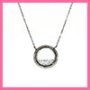 floating crystals necklace