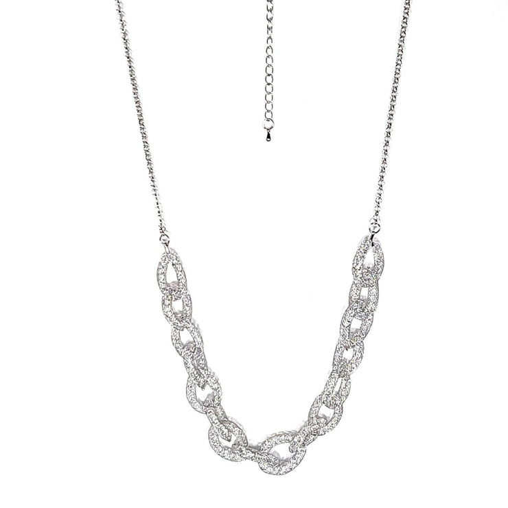 galaxy link necklace silver