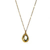 green amethyst pendant necklace