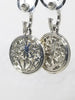 hammered brass earrings leila jewels