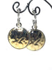 hammered brass earrings leila jewels