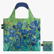 irises recycled tote bag