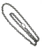 Matte Chain with Pavé Lock - Leila Jewels