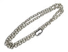Matte Chain with Pavé Lock - Leila Jewels