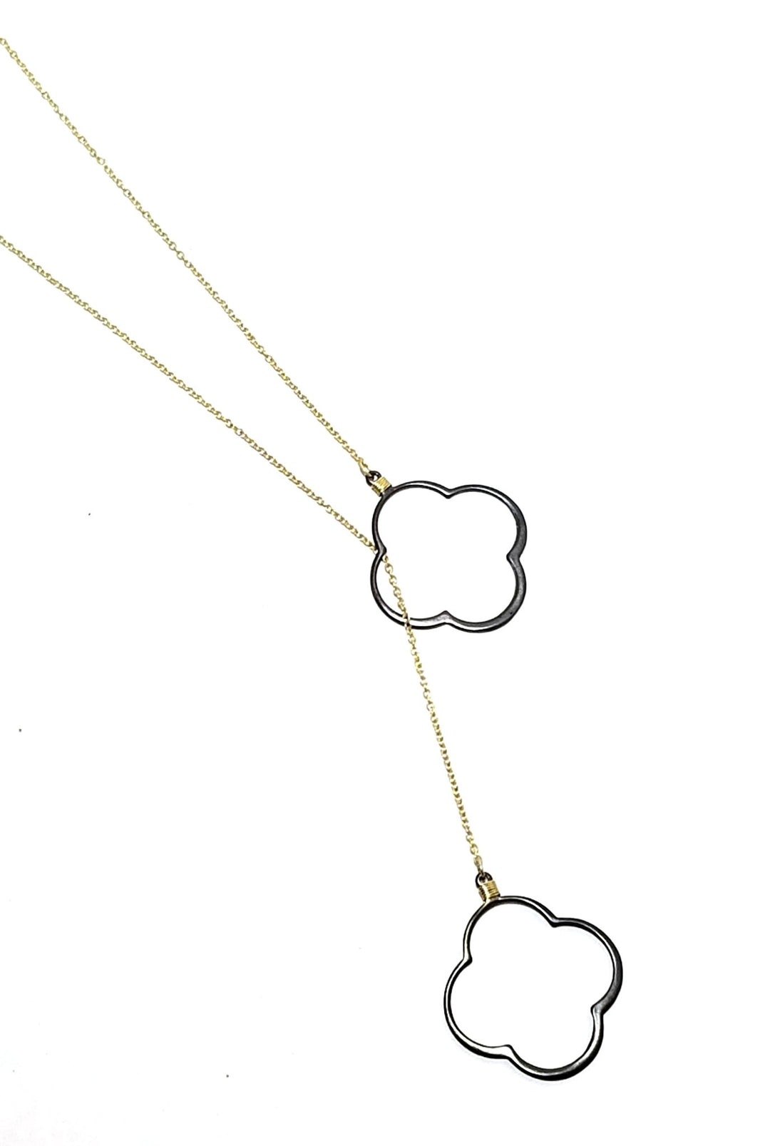 open clover lariat gold