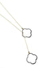 open clover lariat gold