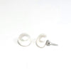 pearl stud earrings