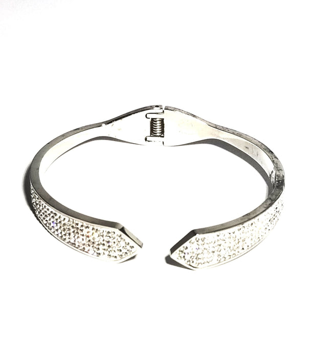 point pave cuff silver