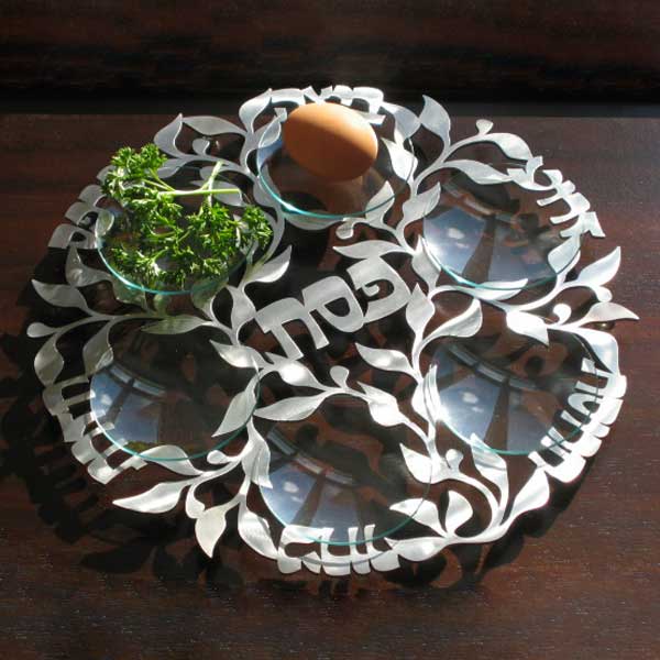 spring seder plate leila jewels