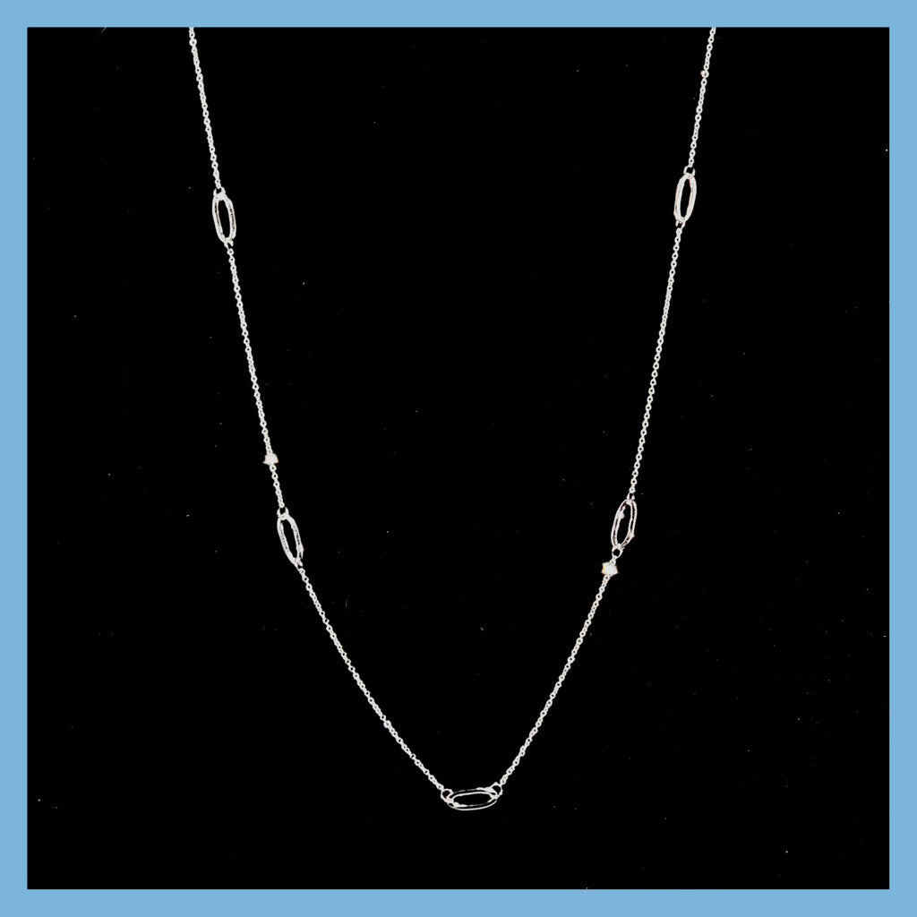 sterling link chain necklace
