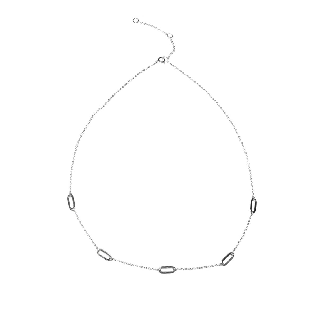 sterling link chain necklace