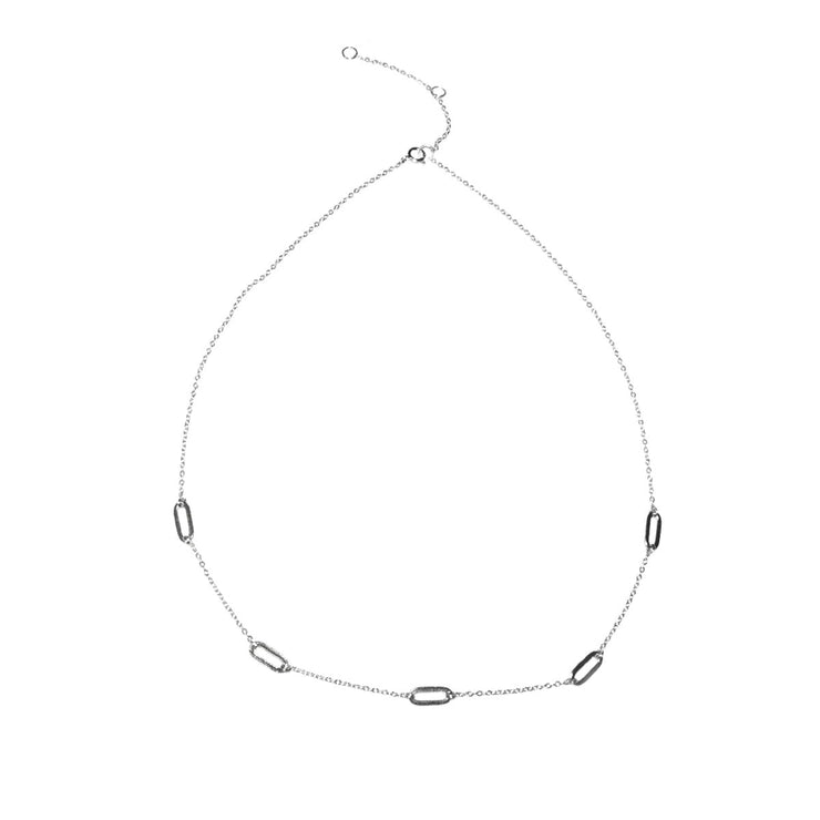sterling link chain necklace