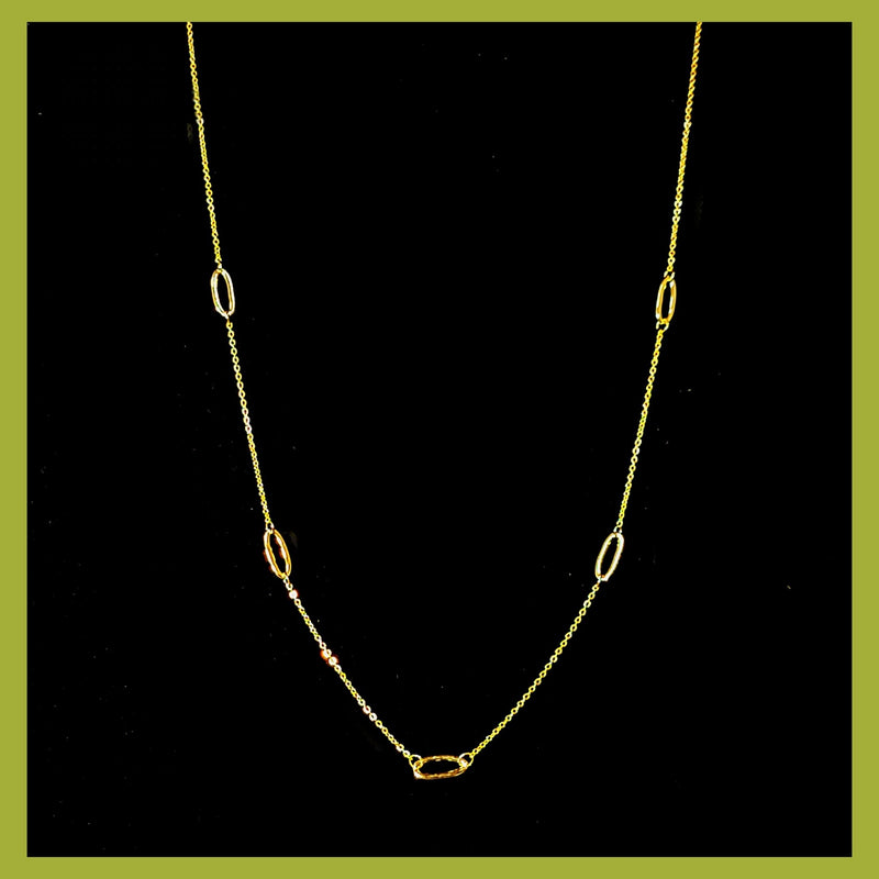 sterling link chain necklace