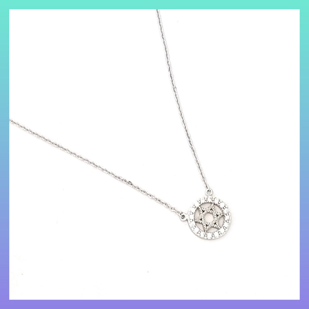 Sterling Star of David Necklace - Leila Jewels