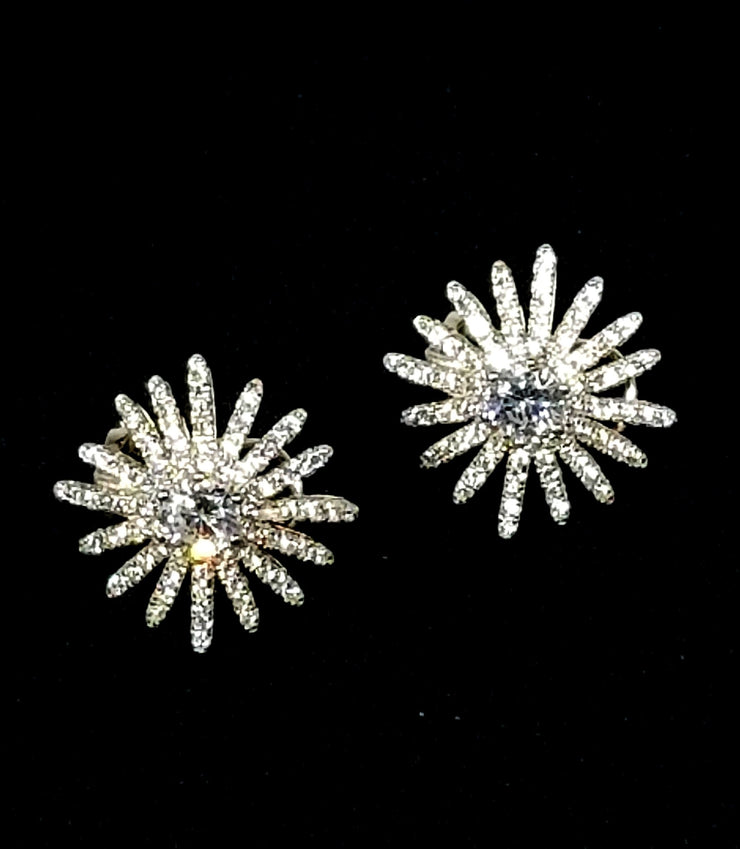 sterling starburst earrings